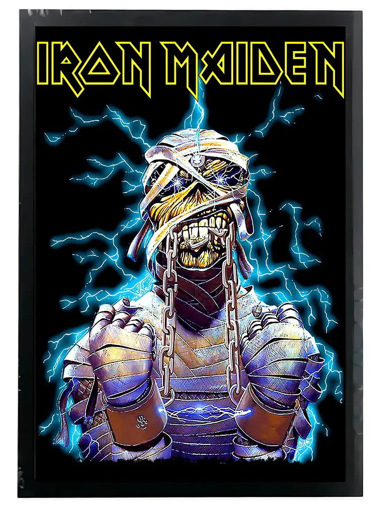 Cuadro Madera/vidrio 33x48 Iron Maiden - Ver 045 1