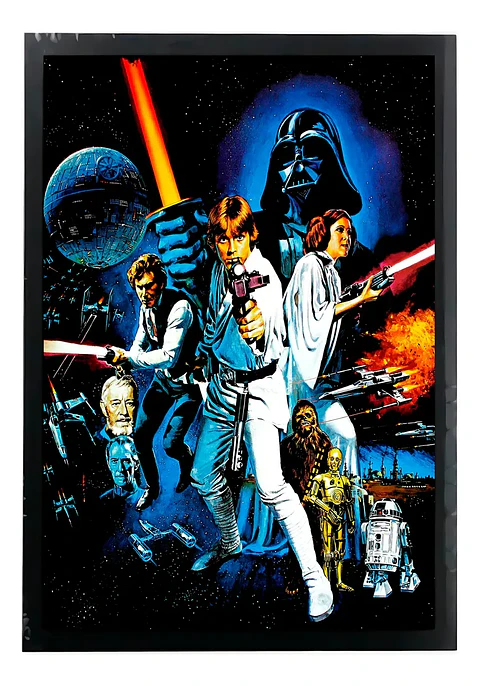 Cuadro Madera/vidrio 30x40 Star Wars - Ver 10