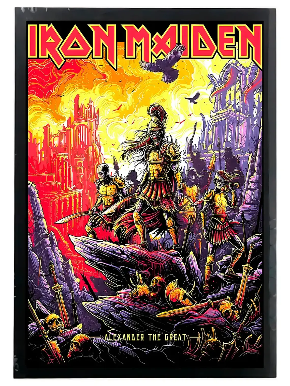 Cuadro Madera/vidrio 30x40 Iron Maiden - Ver 003 1