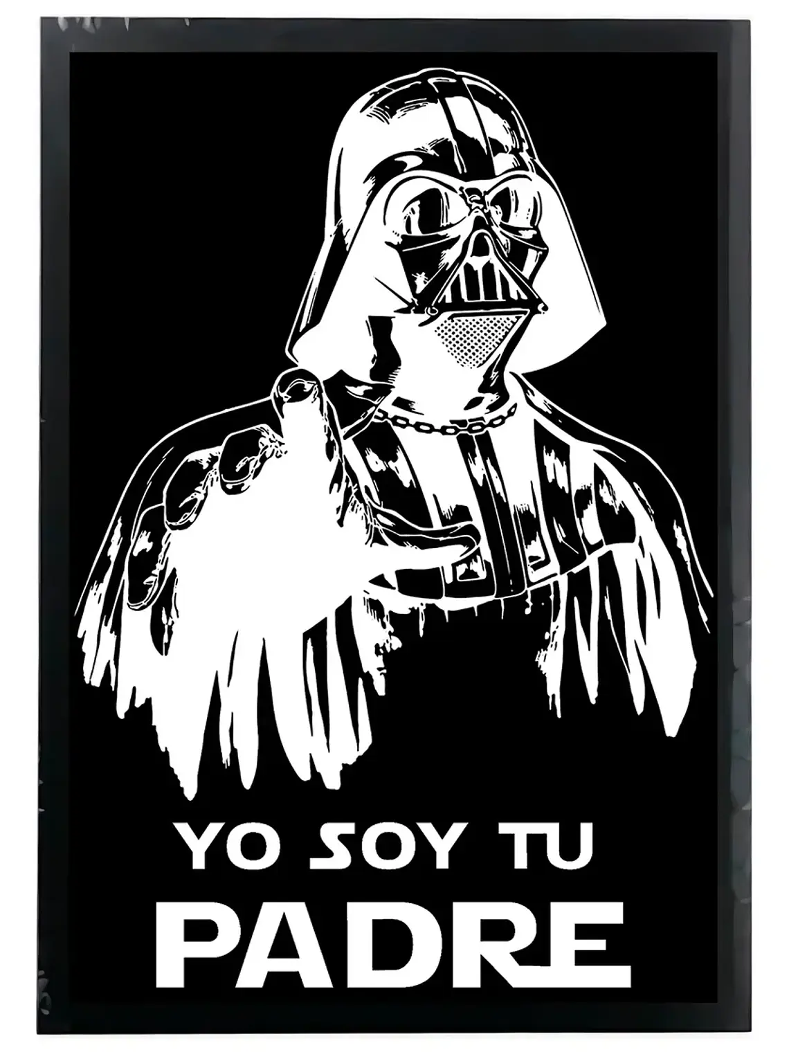 Cuadro Madera/vidrio 30x40 Star Wars - Ver 24 1