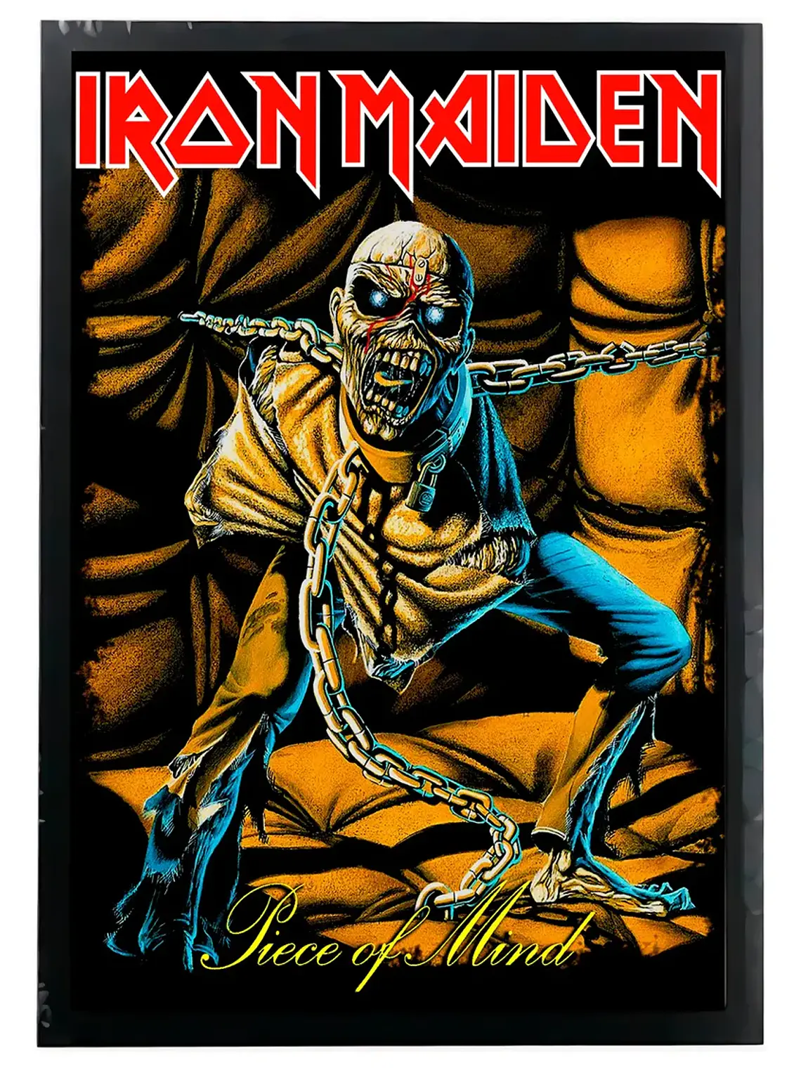 Cuadro Madera/vidrio 30x40 Iron Maiden - Ver 075 1
