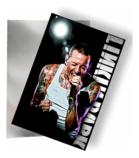 Cuadro De Aluminio - Linkin Park - Ver 02