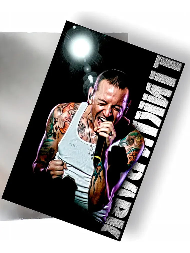 Cuadro De Aluminio - Linkin Park - Ver 02 1