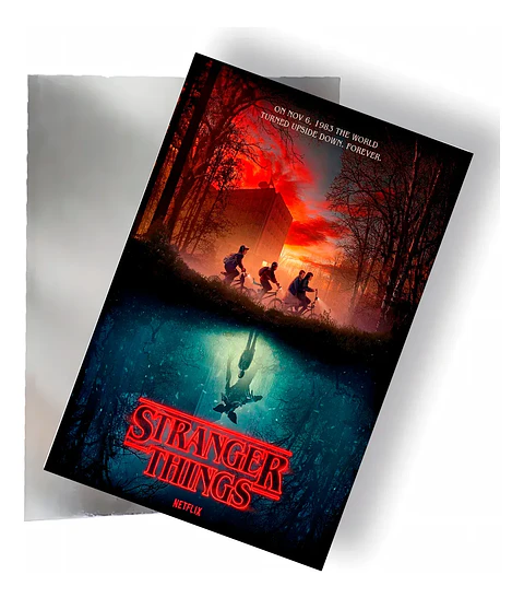 Cuadro De Aluminio - Stranger Things - Ver 09