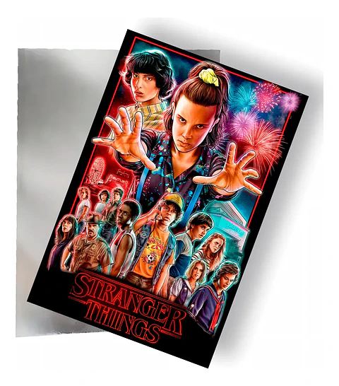 Cuadro De Aluminio - Stranger Things - Ver 05
