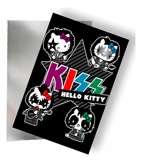 Cuadro De Aluminio - Kiss - Ver 23