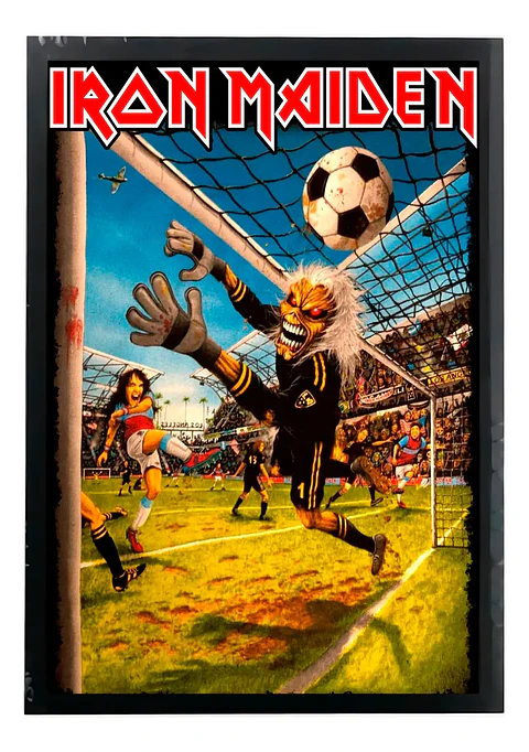 Cuadro Madera/vidrio 30x40 Iron Maiden - Ver 051