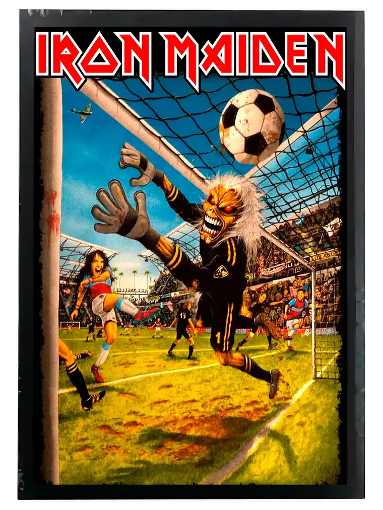 Cuadro Madera/vidrio 30x40 Iron Maiden - Ver 051 1