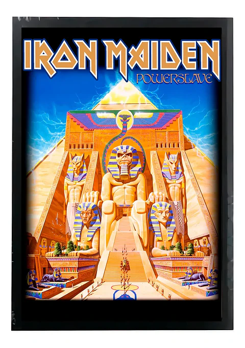 Cuadro Madera/vidrio 30x40 Iron Maiden - Ver 076