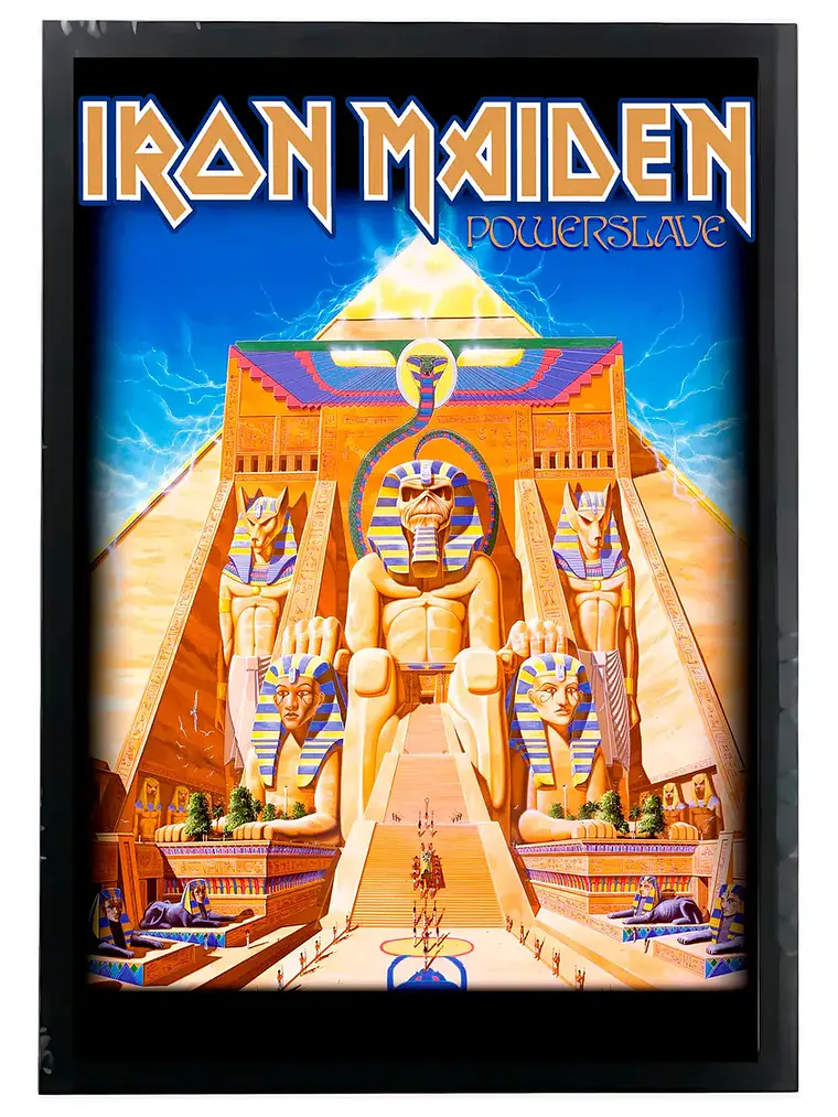 Cuadro Madera/vidrio 30x40 Iron Maiden - Ver 076 1