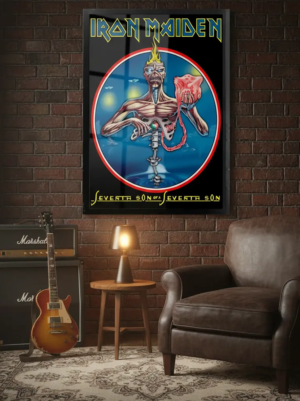 Cuadro Madera/vidrio 30x40 Iron Maiden - Ver 084 1