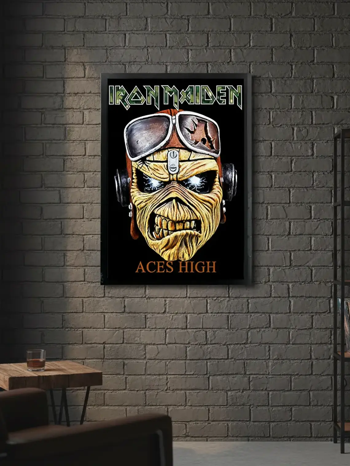 Cuadro Madera/vidrio 33x48 Iron Maiden - Ver 025 1
