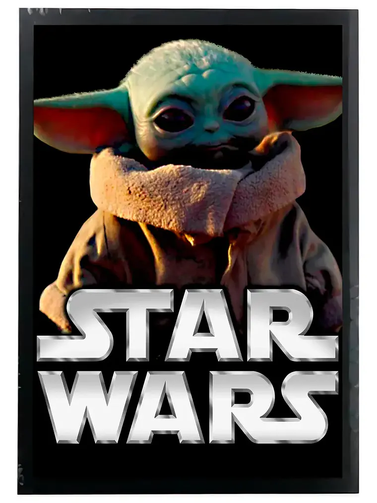 Cuadro Madera/vidrio 33x48 Star Wars - Ver 13 1