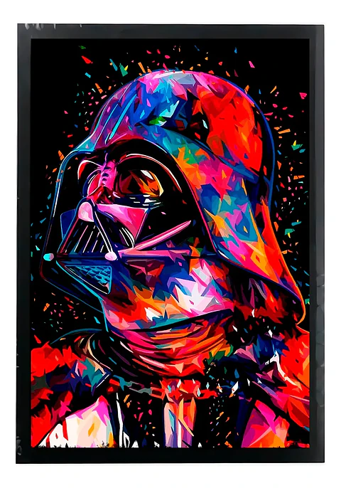 Cuadro Madera/vidrio 33x48 Star Wars - Ver 18
