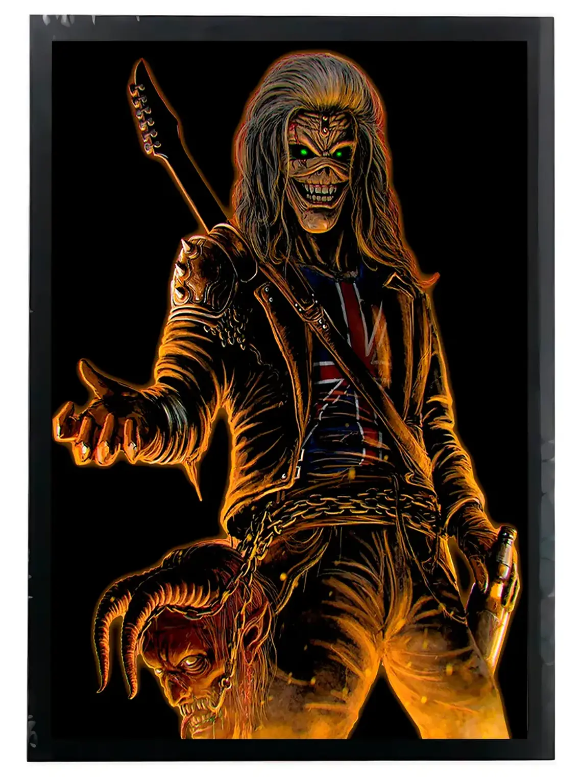 Cuadro Madera/vidrio 30x40 Iron Maiden - Ver 043 1