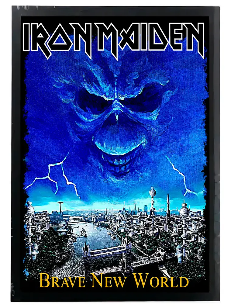 Cuadro Madera/vidrio 33x48 Iron Maiden - Ver 032 1