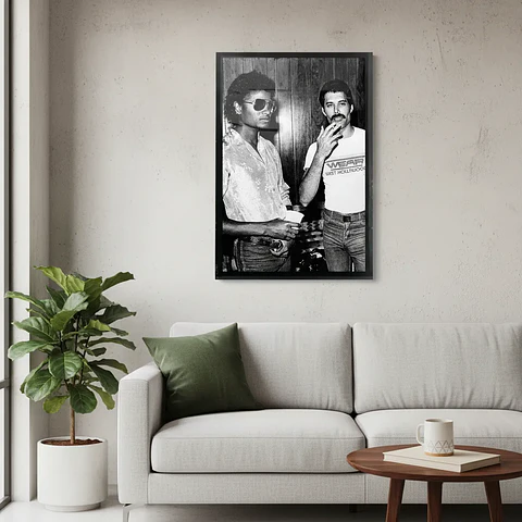 Cuadro Madera/vidrio 30x40 Michael Jackson - Ver 09