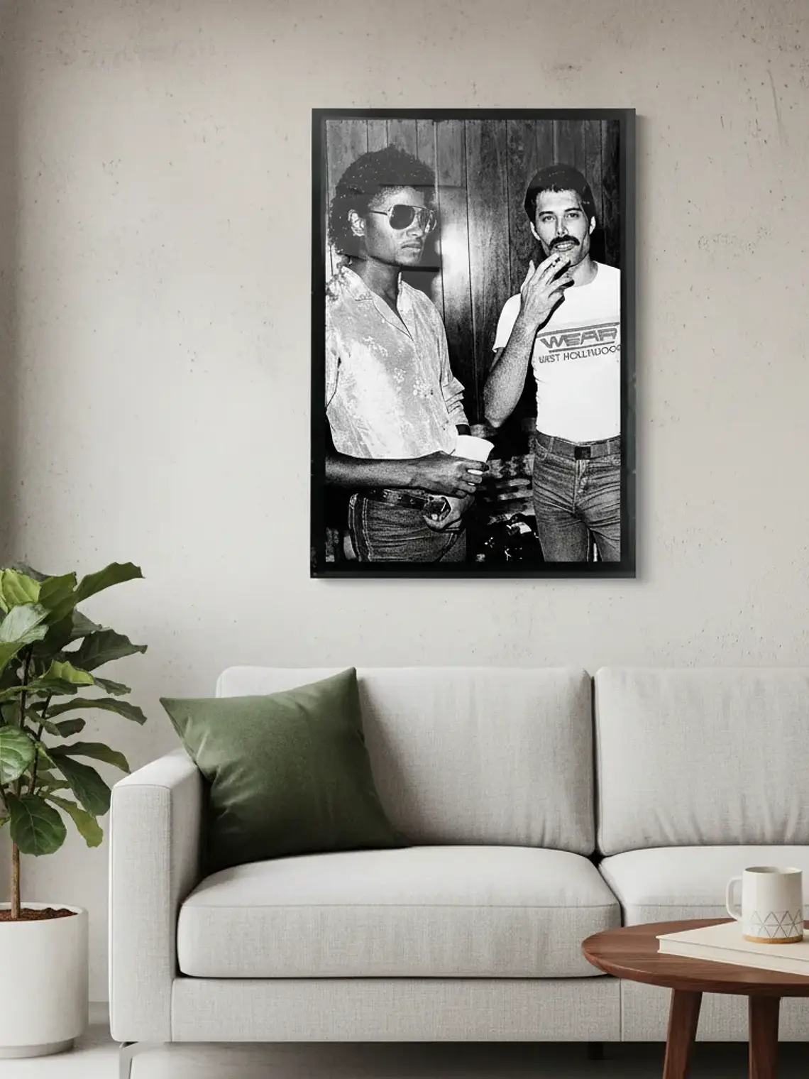 Cuadro Madera/vidrio 30x40 Michael Jackson - Ver 09 1