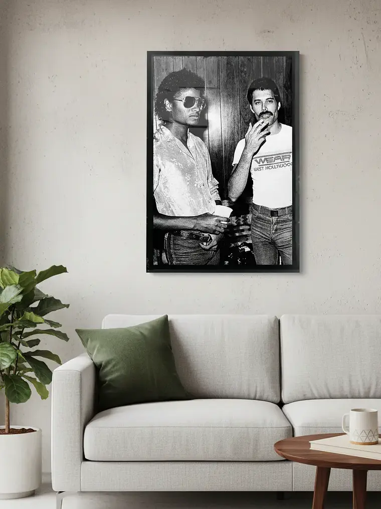 Cuadro Madera/vidrio 30x40 Michael Jackson - Ver 09 1