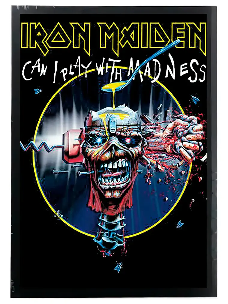 Cuadro Madera/vidrio 30x40 Iron Maiden - Ver 116 1