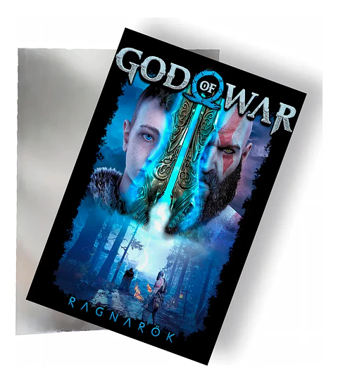 Cuadro De Aluminio - God Of War - Ragnarok