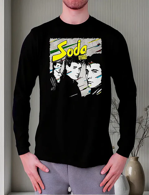 Polera Manga Larga Soda Stereo - Ver 05 - Soda Stereo