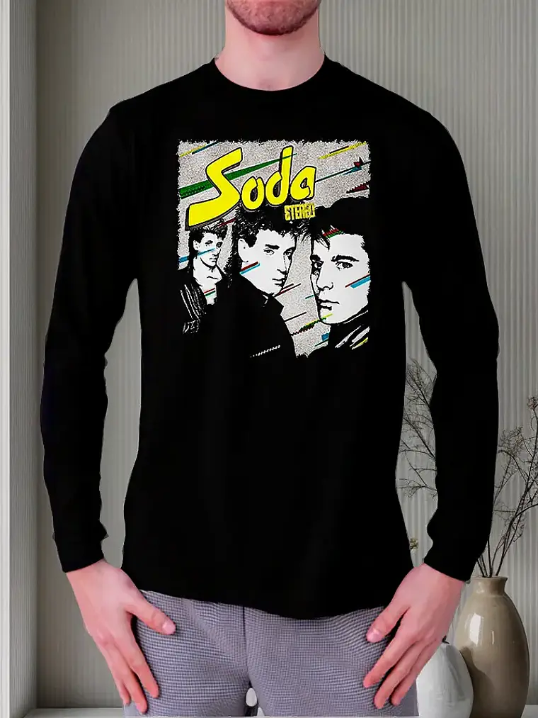 Polera Manga Larga Soda Stereo - Ver 05 - Soda Stereo 1
