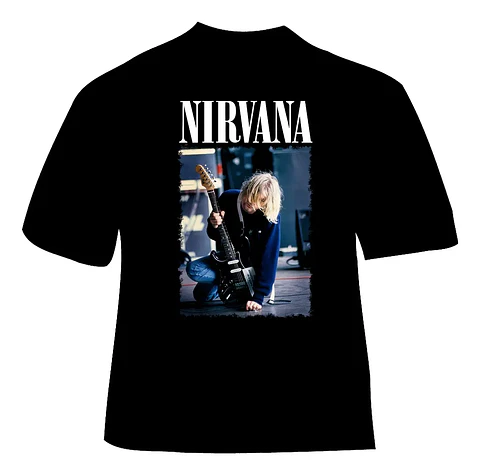 Polera Nirvana - Ver 13 - Kurt Cobain