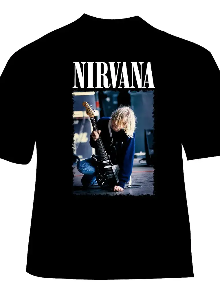 Polera Nirvana - Ver 13 - Kurt Cobain 1