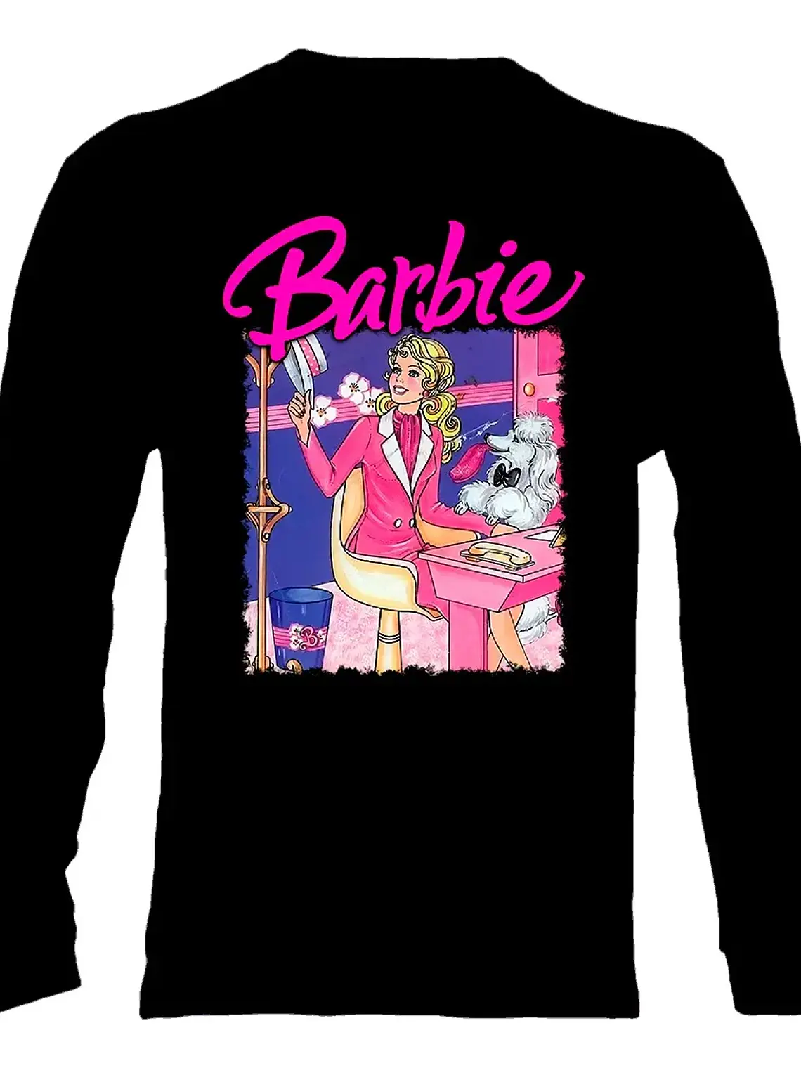 Polera Manga Larga Barbie - Ver 01 - Vale Gamess 1