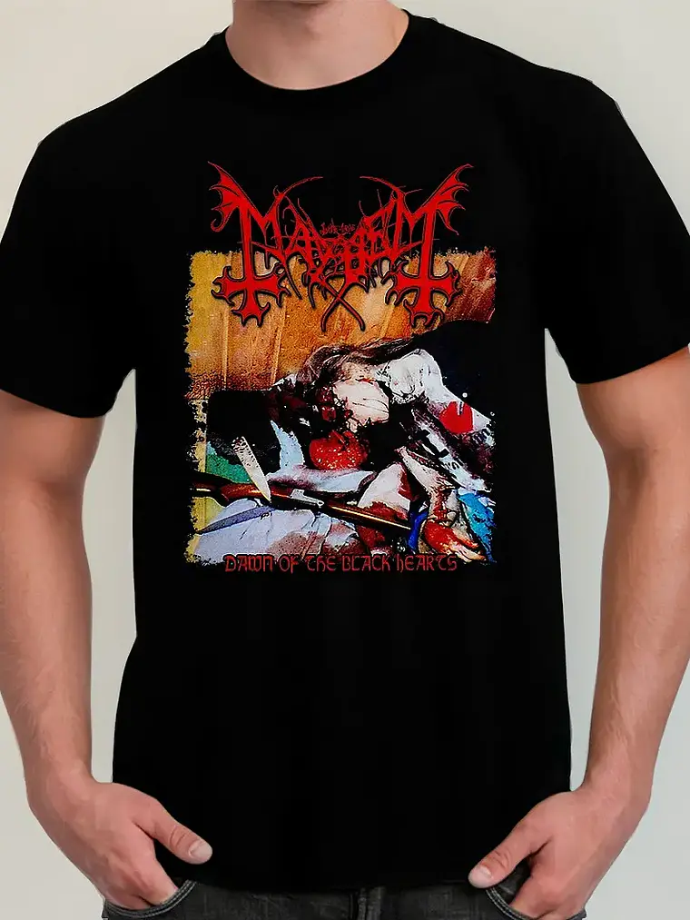 Polera Mayhem - Ver 10 - Dawn Of The Black Hearts 1