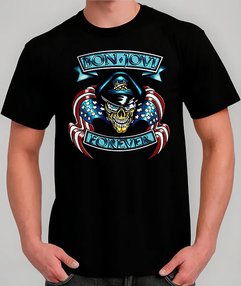 Polera Bon Jovi - Ver 01 - Forever