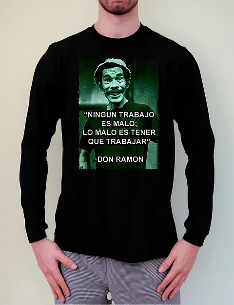 Polera Manga Larga Chavo Del 8 - Ver 01 - Don Ramon