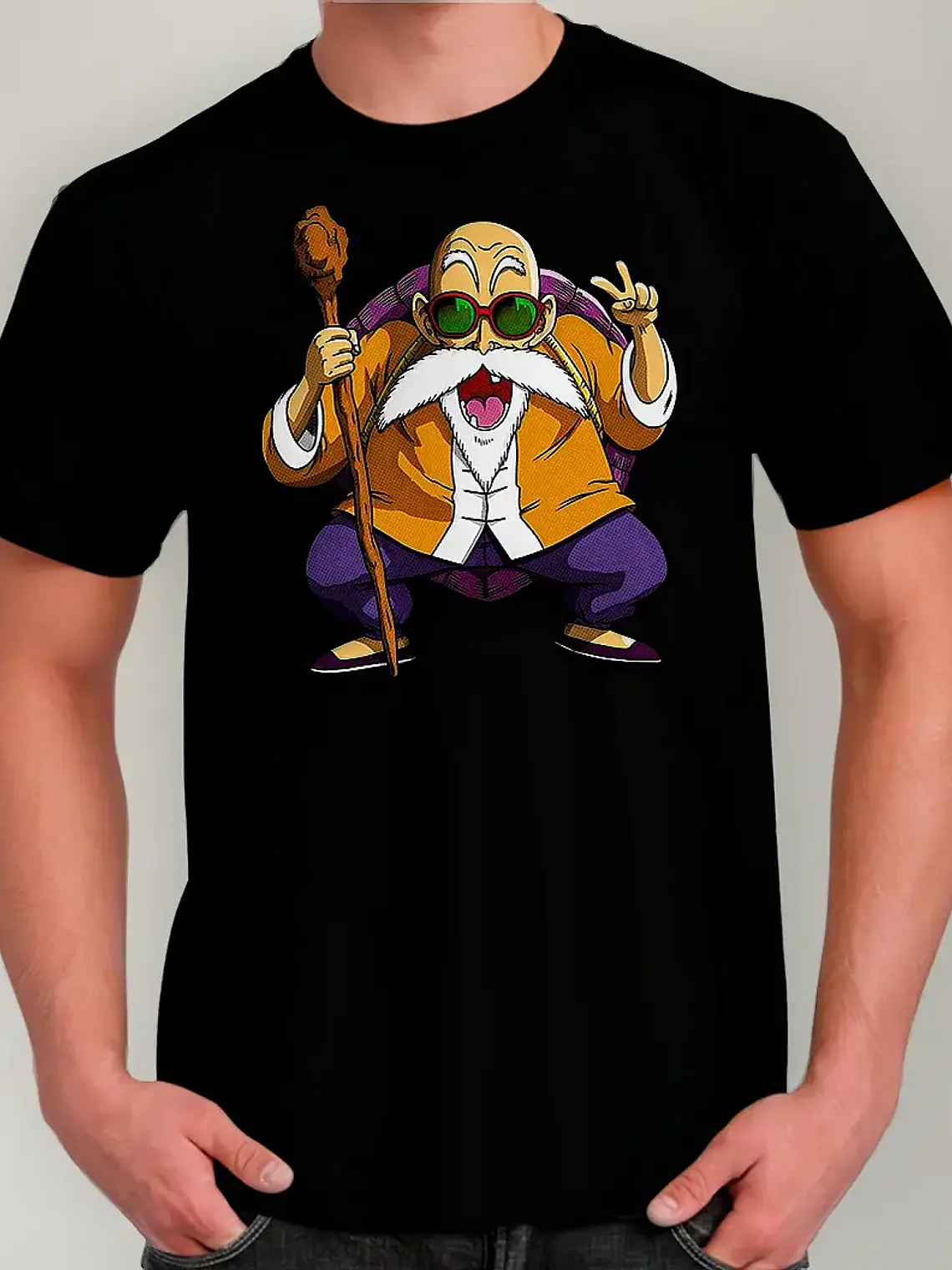 Polera Dragon Ball - Ver 15 - Maestro Roshi 1