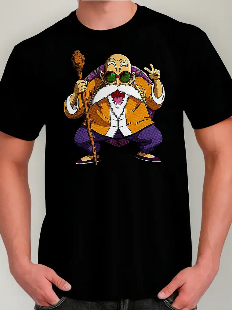 Polera Dragon Ball - Ver 15 - Maestro Roshi 1