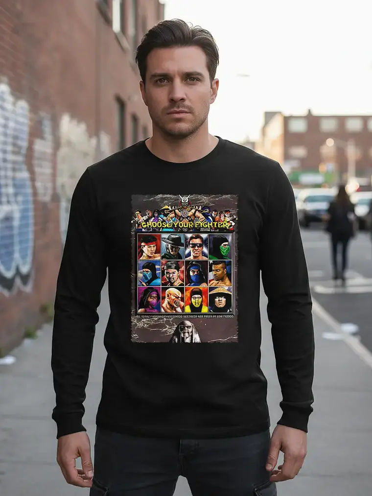 Polera Manga Larga Mortal Kombat - Ver 03 - Mortal Kombat 2 1