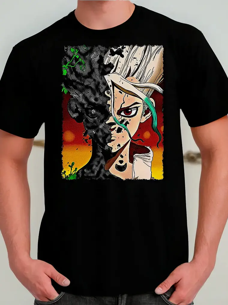 Polera Dr Stone - Ver 02 - Vale Gamess 1