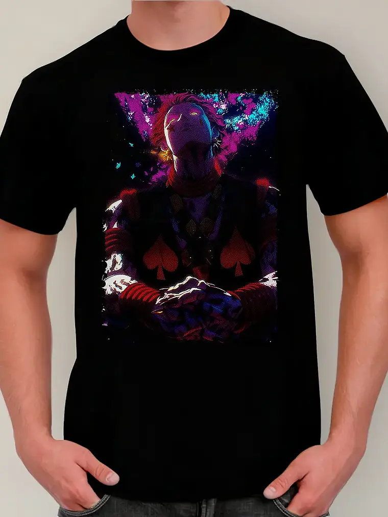 Polera Hunter X Hunter Neon - Ver 02 - Hisoka 1