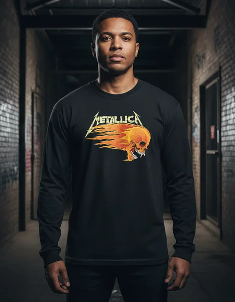 Polera Manga Larga Metallica - Ver 05