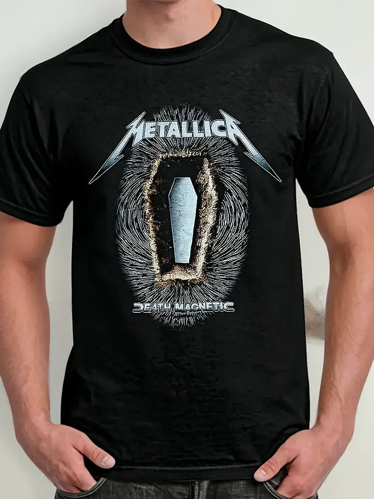 Polera Metallica - Ver 07 - Death Macnetic 1