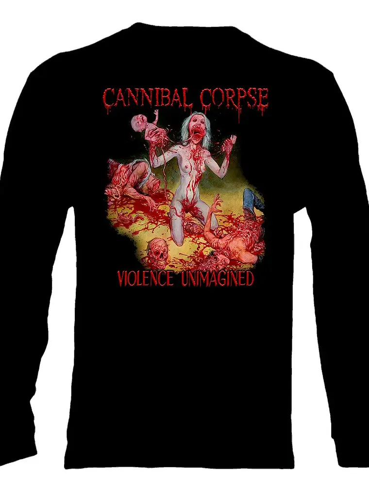 Polera Manga Larga Cannibal Corpse - Ver 14 - Violence Unima 1