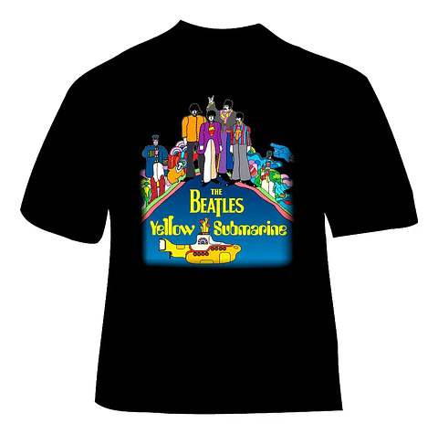 Polera The Beatles - Ver 02 - Yellow Submarine