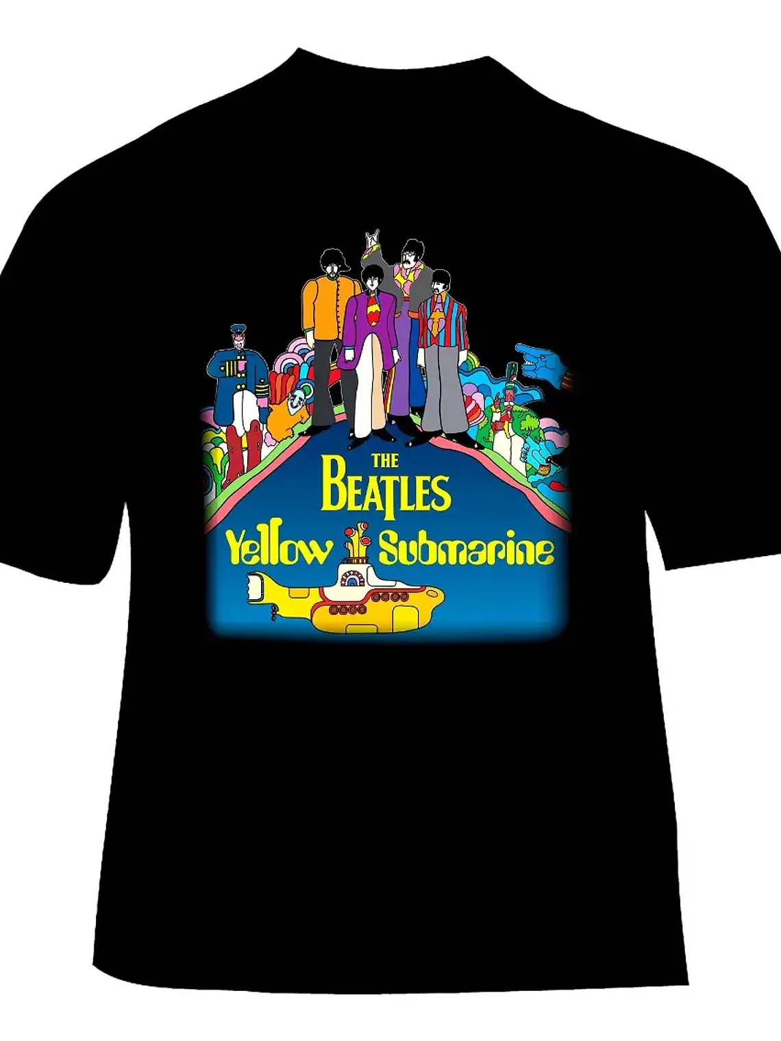 Polera The Beatles - Ver 02 - Yellow Submarine 1