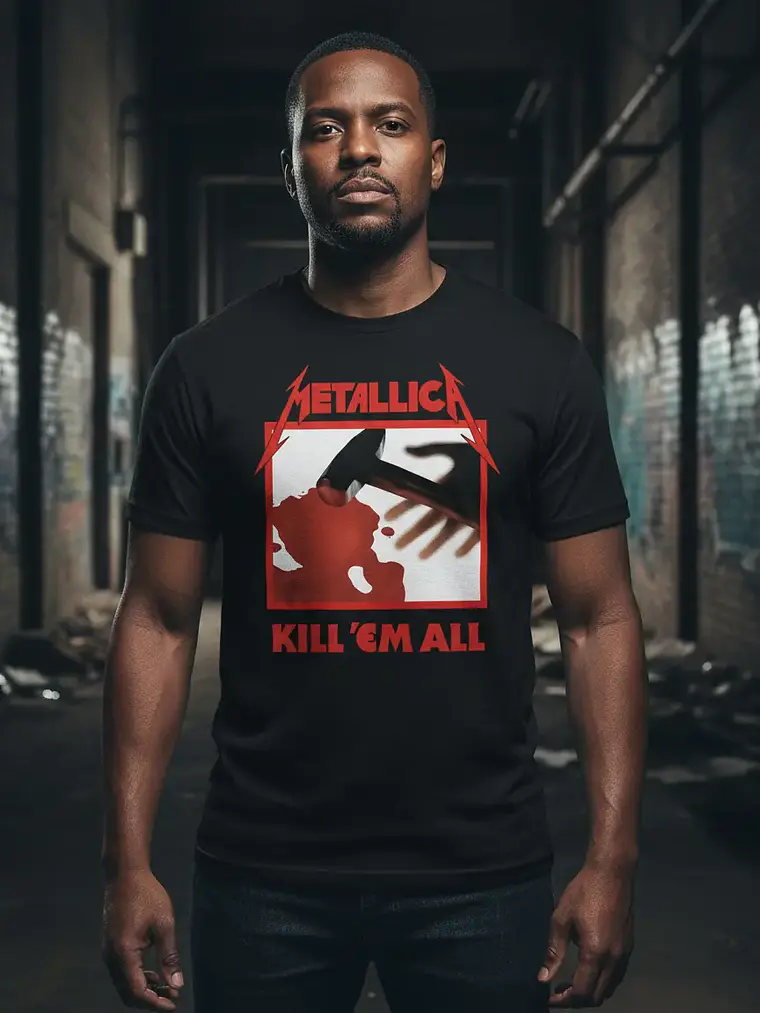 Polera Metallica - Ver 35 - Kill 'em All 1