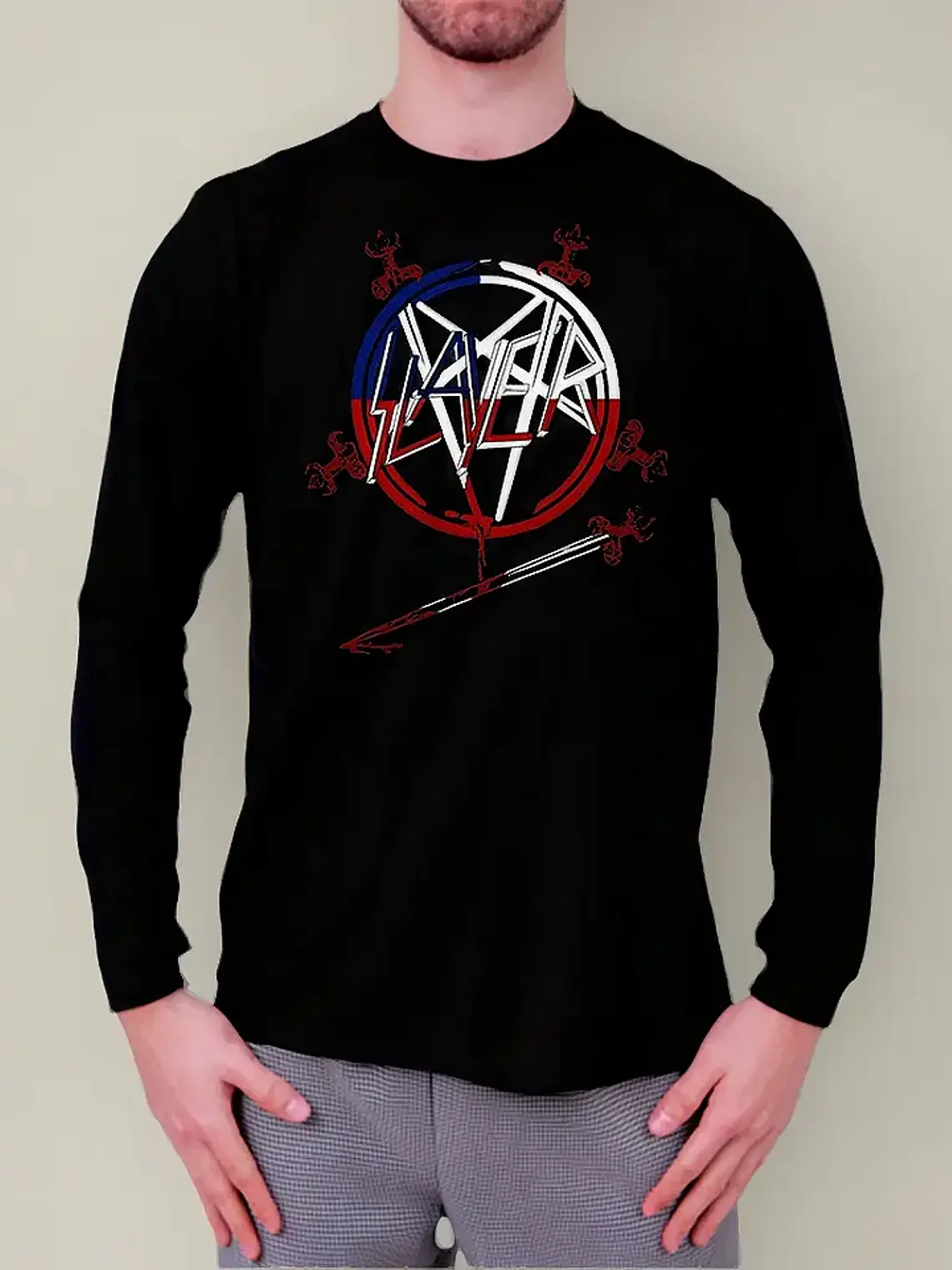 Polera Manga Larga Slayer - Ver 09 - Chile 1