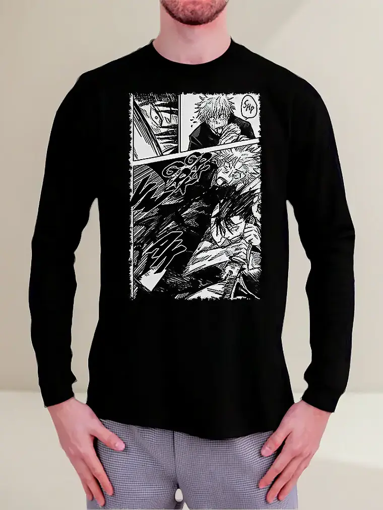 Polera Manga Larga Jujutsu Kaisen - Ver 06 - Vale Gamess 1