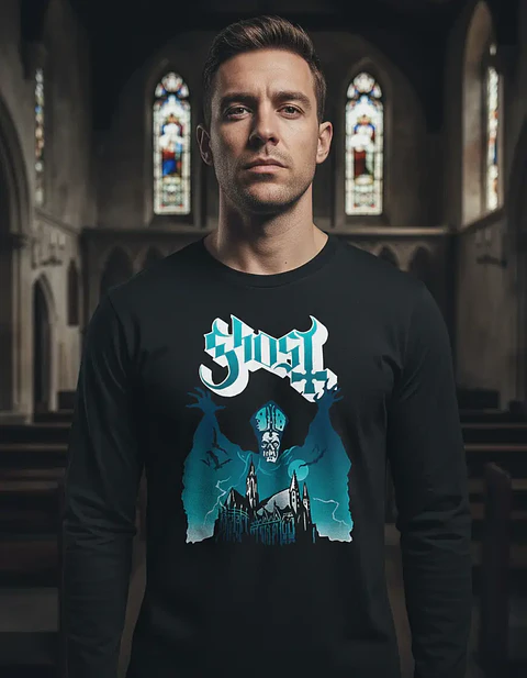 Polera Manga Larga Ghost - Ver 06 - Opus Eponymous