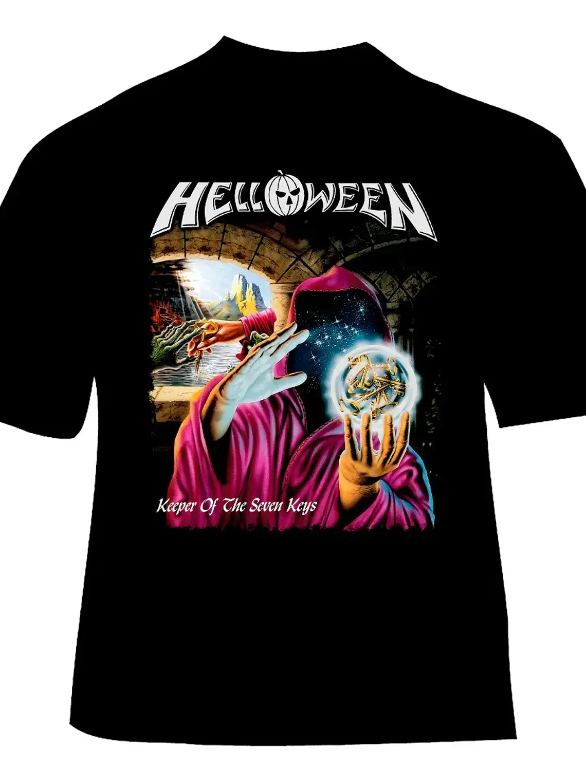 Polera Helloween - Ver 31 - Keeper Of The Seven Keys 1 1