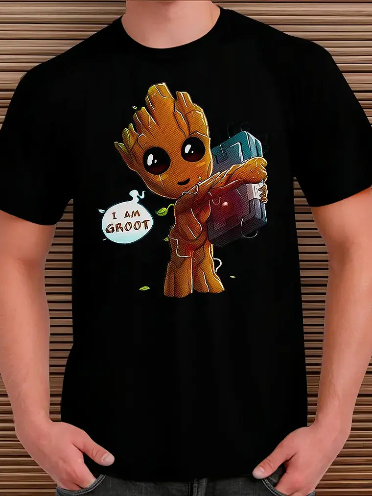 Polera Guardianes De La Galaxia - Ver 03 - Groot 1