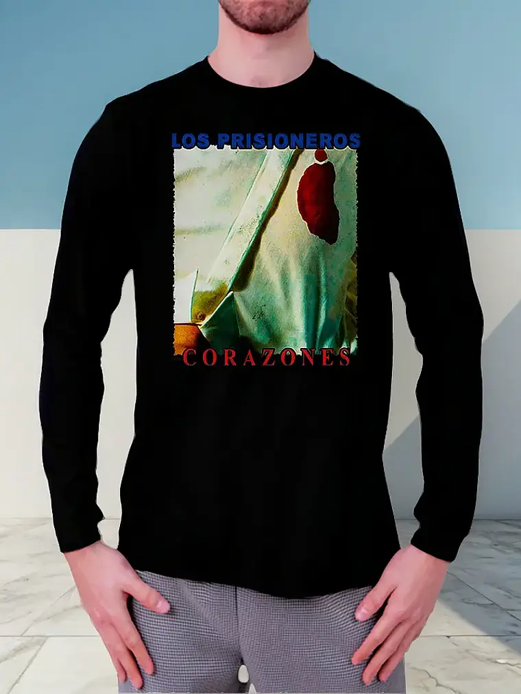 Polera Manga Larga Los Prisioneros - Ver 06 - Corazones 1